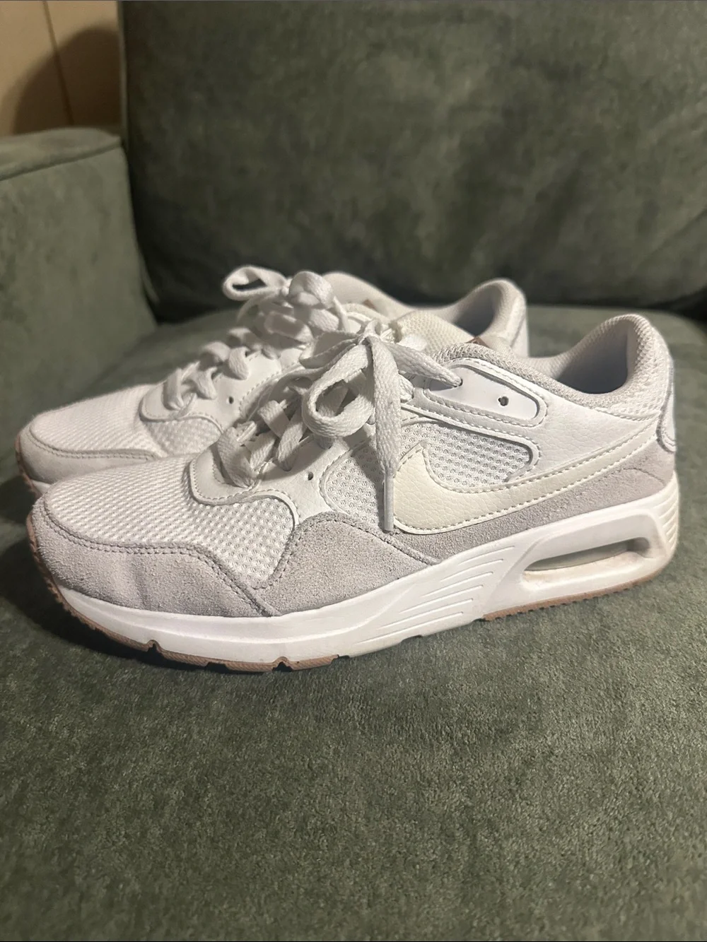 Nike Women’s White and Light Gray Sneakers